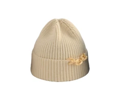Unisex kepurė paaugliams CDW-004, dydis 54-58, pieno spalvos