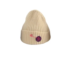 Unisex kepurė paaugliams CDW-007, dydis 54-58, pieno spalvos
