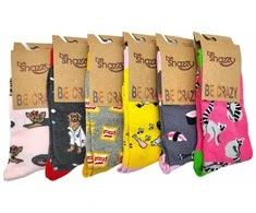 Unisex kojinės be Snazzy, SK-06, 6 poros
