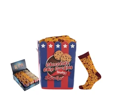 Unisex Kojinės dovanų dėžutėje Snack Time Socks Chocolade Chip Cookies (d. 36-41)
