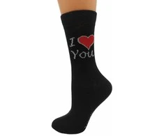 Unisex kojinės I Love You, be Snazzy, valentinas