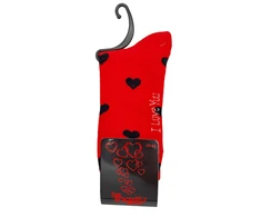 Unisex kojinės I Love You, be Snazzy, valentinas