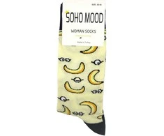 Unisex kojinės Soho Mood, bananai