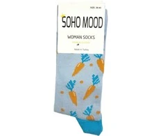 Unisex kojinės Soho Mood, morkos