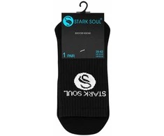 Unisex kojinės su ABS padais futbolui Stark Soul 2181, juodos ir baltos