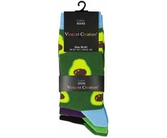 Unisex kojinės Vincent Creation avokadai 4135, 3 poros