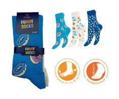 Unisex spalvotos kojinės Footstar FUNNY SOCKS, 3 poros