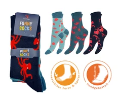 Unisex spalvotos kojinės Footstar FUNNY SOCKS, 3 poros