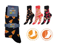 Unisex spalvotos kojinės Footstar FUNNY SOCKS, 3 poros