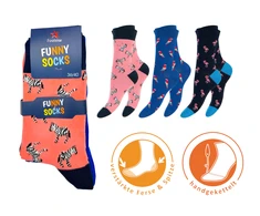 Unisex spalvotos kojinės Footstar FUNNY SOCKS, 3 poros