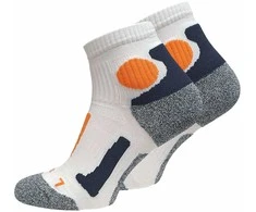 Orange Unisex sportinės kojinės bėgimui Stark Soul 2074 baltas-oranžinis