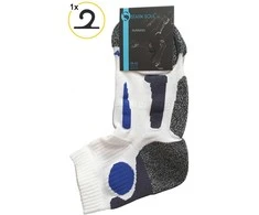 Blue Unisex sportinės kojinės bėgimui Stark Soul 2074 baltas-mėlynas