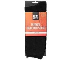 Unisex Storos termo kojinės Heat Keeper, juodos