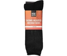 Unisex Storos termo kojinės iki kelių Heat Keeper, juodos