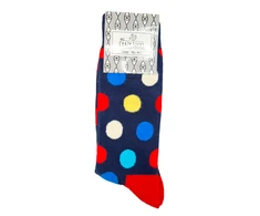 Unisex šukuotinės medvilnės kojinės Crazy Socks