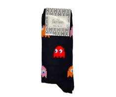 Unisex šukuotinės medvilnės kojinės Crazy Socks