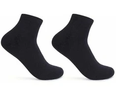 Unisex trumpos kojinės be Snazzy ST-03, 6 por. Juodos