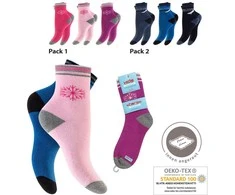 Žieminės kojinės mergaitėms Footstar 59987, 3 poros