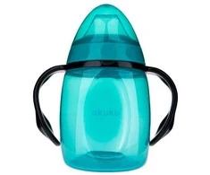 AKUKU neišsiliejanti gertuvė su dviem rankenėlėmis, 280 ml, A0366, TURQUOISE
