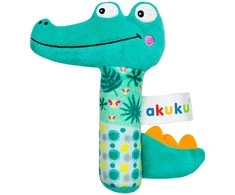 Akuku minkštas pliušinis žaislas Crocodile, A0644