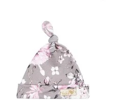 BABY 01312 Smurfette Baby Kepurė Pilkas Rose 3-6 m*