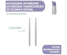 B.BOX BB00357SET Terminio vandens butelių šiaudelių rinkinys 500 ml, 2 vnt.