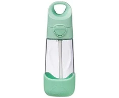 B.BOX BB00882 Tritan buteliukas su šiaudeliu 450 ml Šaltmėtė