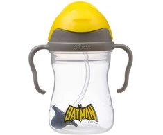 B.BOX BB00900 Vandens butelis su šiaudeliu 240 ml Betmenas