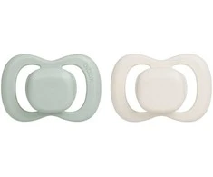 B.BOX BB300310 čiulptukas naujagimiui ir kūdikiui 2 vnt simetriškas silikonas 0-6m šalavijas/vanilė