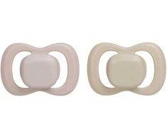 B.BOX BB300345 čiulptukas naujagimiui ir kūdikiui 2 vnt simetriškas silikonas 0-6m rožinis/latte