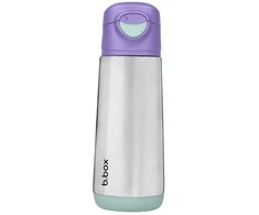 B.BOX BB500903 terminis buteliukas su sportiniu kandikliu 500 ml Lilac Pop
