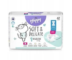 BELLA Baby Happy Baby sauskelnės 1 NEWBORN 2-5kg 42 vnt.