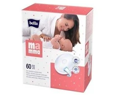 BELLA Krūtų įklotai MAMMA 60 vnt.