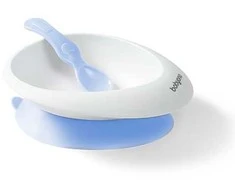 Baby Ono B.O.1077/04 Dubuo su siurbtuku ir šaukštu mėlynas
