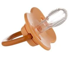 CANPOL 34/932 Simetriškas silikoninis čiulptukas 18 m+ MOUNTAINS geltonas