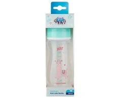 CANPOL 35/222 EasyStart Egzotiškas platus buteliukas nuo dieglių 300ml žalias