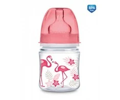 CANPOL BABIES plataus kaklelio buteliukas EASYSTART JUNGLE, 120 ml, 35/226_cor