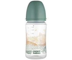 CANPOL 35/243 Buteliukas nuo dieglių EasyStart 240ml MOUNTAINS žalias