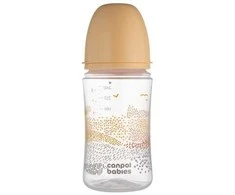 CANPOL 35/243 Buteliukas nuo dieglių EasyStart 240ml MOUNTAINS smėlio spalvos