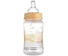 CANPOL 35/243 Buteliukas nuo dieglių EasyStart 240ml MOUNTAINS smėlio spalvos