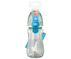 CANPOL BABIES Anti-Colic buteliukas 240 ml GOOSE su pieno miltelių konteineriu, 35/245_zestaw