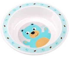 CANPOL 4/412 Plastikinis dubuo Cute Animals turkis