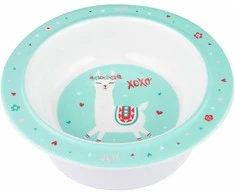 Canpolbabies CANPOL 4/519 Melamino dubuo su siurbtuku 270ml Egzotinių gyvūnų turkis