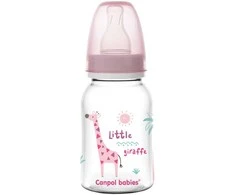 CANPOL 59/100 Siauras buteliukas 120 ml AFRICA rožinis