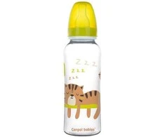CANPOL 59/200 Siauras buteliukas 250 ml PP Africa geltonas