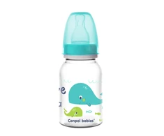 CANPOL 59/300 siauras buteliukas 120ml PP LOVE&amp;SEA turkis
