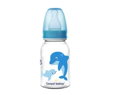 CANPOL 59/300 Siauras buteliukas 120ml PP LOVE&amp;SEA mėlynas