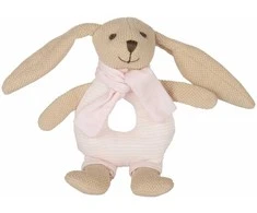 CANPOL 80/201 Minkštas barškutis Bunny rožinis