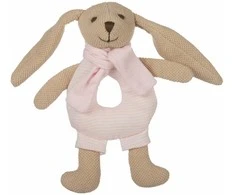 CANPOL 80/201 Minkštas barškutis Bunny rožinis