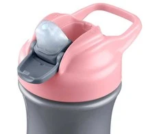 CHICCO 00006920100000 Vandens butelis su minkštu snapeliu 350 ml 2Y+ GIRL